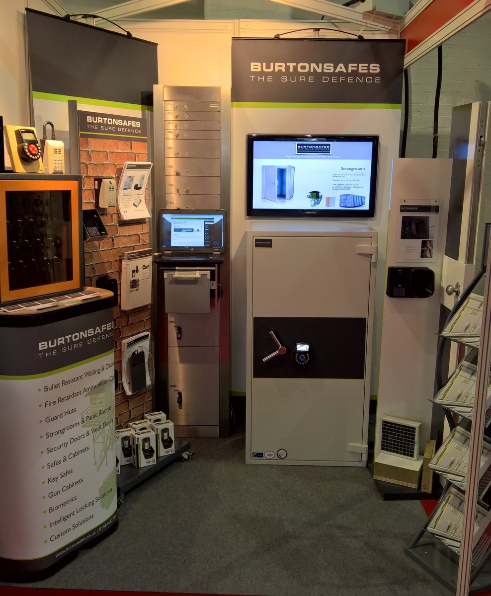 Secure247's tweet photo. Ready to showcase on a global scale, come and see us at #uksec16 @UKSEC_Expo @BurtonSafesLtd https://t.co/pWkD8SfkHK