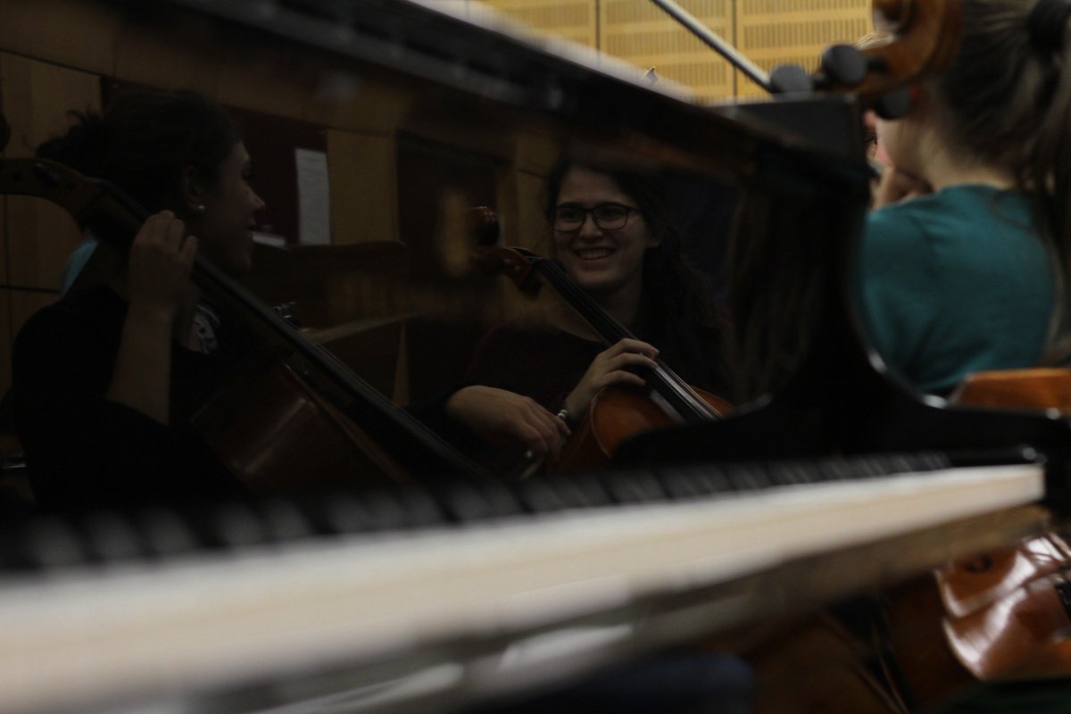 Yesterday's rehearsal was so amazing! So many talented musicians from all around the world. :)
#ZeroPhobia
#together 
#HarmonyinDiversity