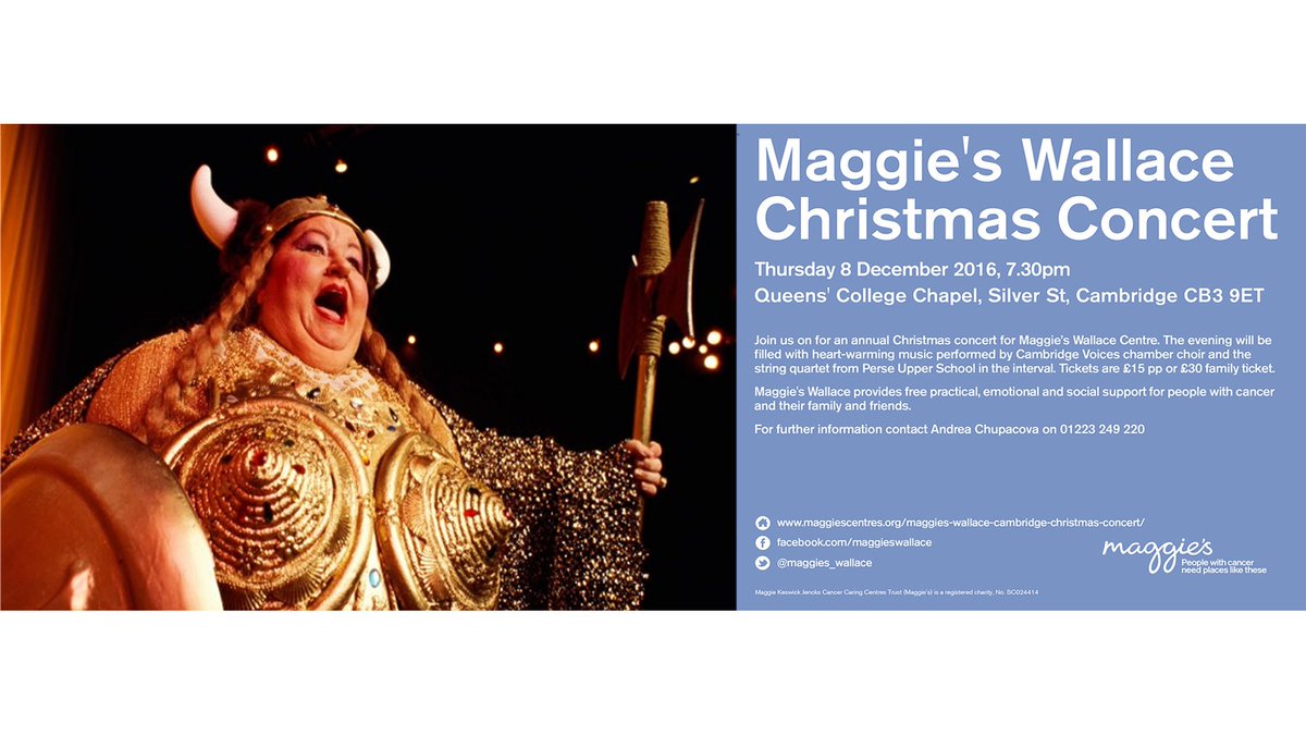 Dec 8 <a href="/19/">One God</a>:30 - Queens’ College, Cbridge,  excerpts from the world’s greatest operas interleaved with seasonal works facebook.com/maggieswallace