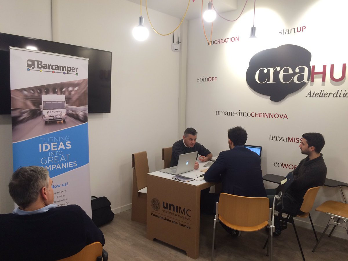 ilbarcamper's tweet photo. Terza Tappa dell'#ERG Regeneration Challenge: oggi siamo a #Macerata al #CreaHub di @UniMC! https://t.co/8j9B0yi95N
