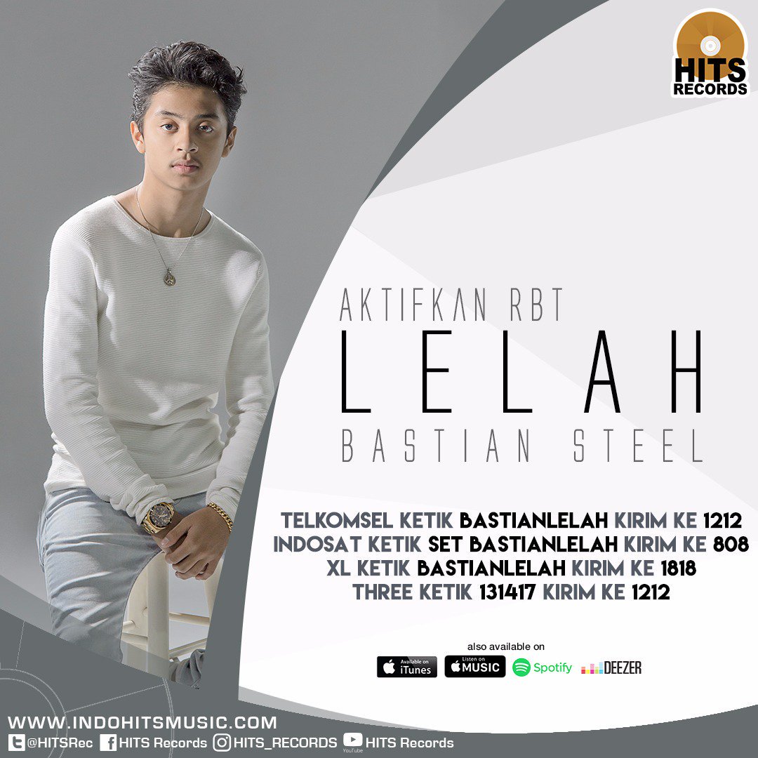 Now Lelah Available on Apple Music &amp; iTunes. #BastianLelah | <a href="/bastiansteel/">Bastiansteel</a> Soon on Spotify &amp; Deezer.