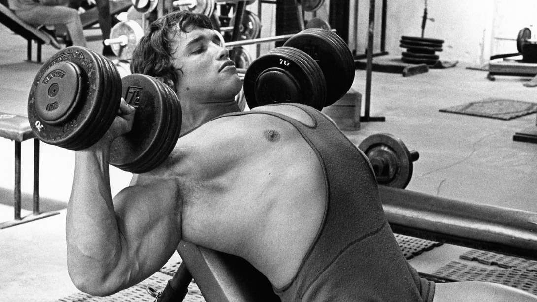 muscle_fitness's tweet image. Let Arnold's workout routine lead you to greatness. ow.ly/5lDO306o3Z5