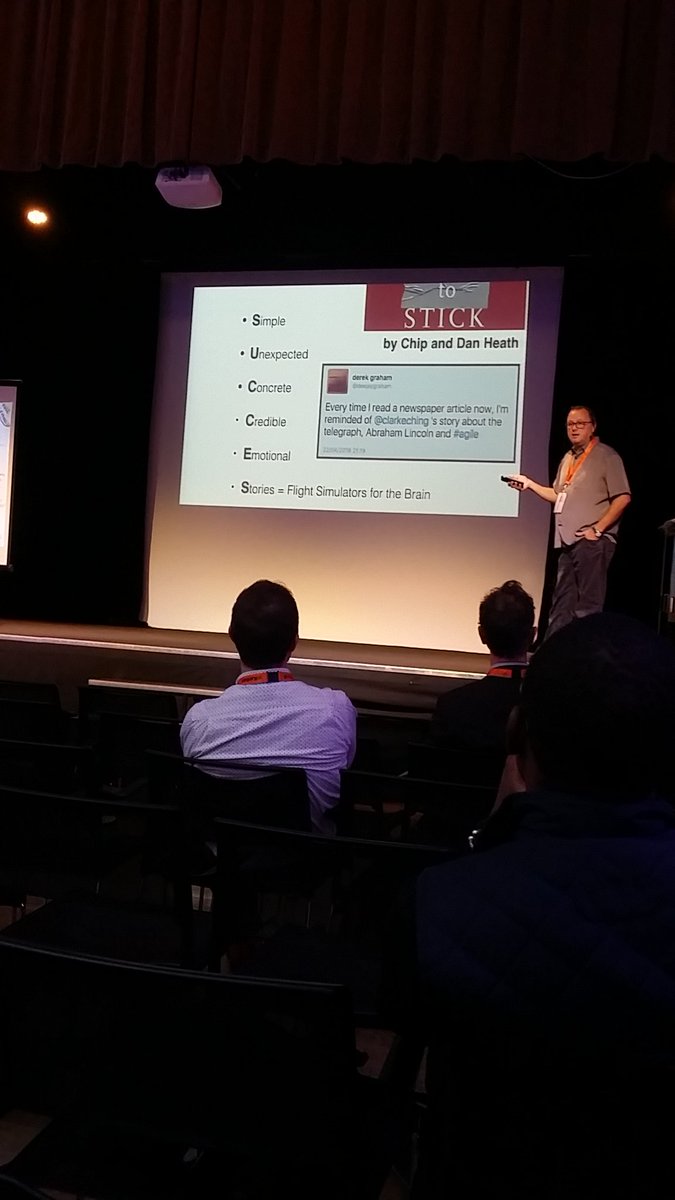 Good tips to make stories memorable and help move people in the right direction. #LKFR16