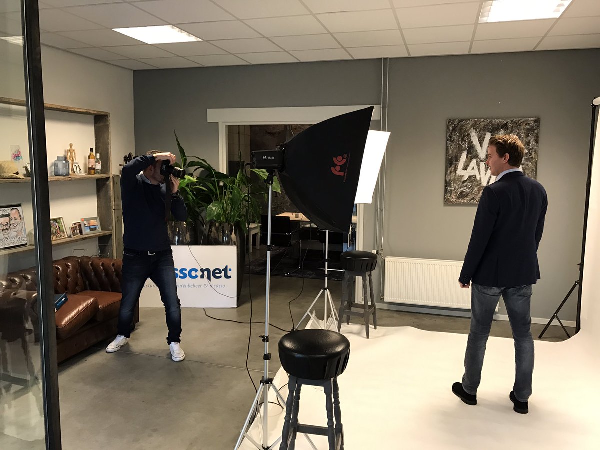Fotoshoot <a href="/Incassonet/">Incassonet</a>, nieuwe profielfoto's en websitemateriaal