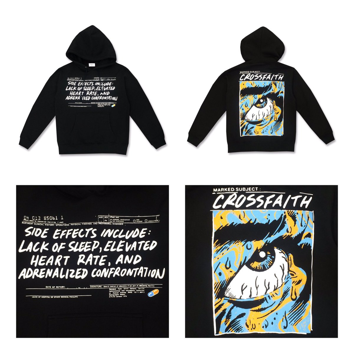 💊💊💊 #Crossfaith #2016 #Merch #Hoodie
