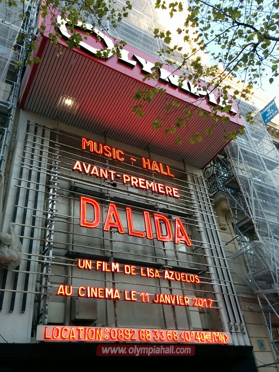 Sa voix résonne encore entre les murs de l’Olympia. Ce soir, avant-première du film #Dalida.

(Evénement privé, pas de billetterie.)
