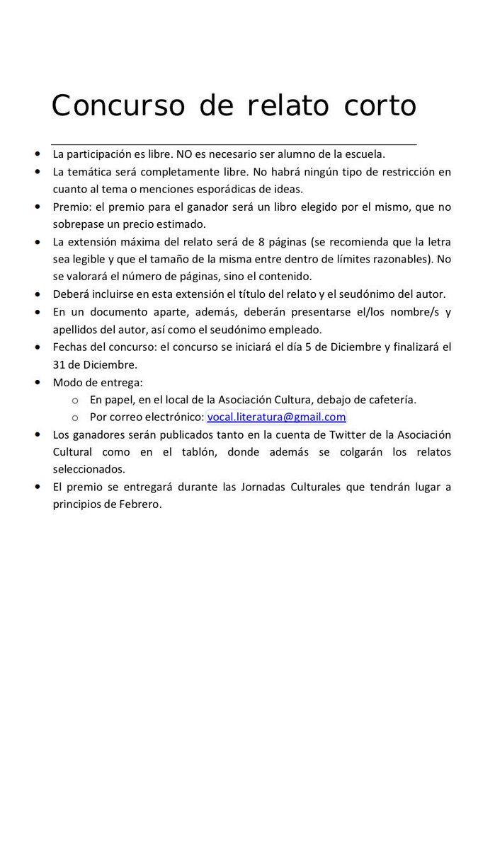 CultAero's tweet photo. ¡Ha vuelto! Ya está aquí como todos los años el concurso de relato corto. Toda la información en la imagen https://t.co/iX22Zk7qlc
