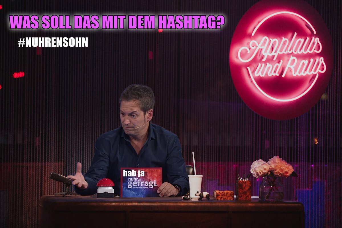 APPLAUS UND RAUS tweet media