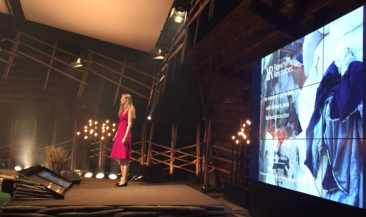 alexgansen's tweet photo. @annrunnel from #ReverseResources on #slush16 stage pitching within top100 #startups. https://t.co/EMv1vVnoQX
