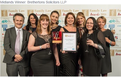 brethertonsllp's tweet photo. #Winners of the Midlands Family Law Firm of the Year #FamLawAwards @JPFamilyLaw Congratulations everyone! @LindaJones06 @AbductionLawyer https://t.co/9voVshWByV