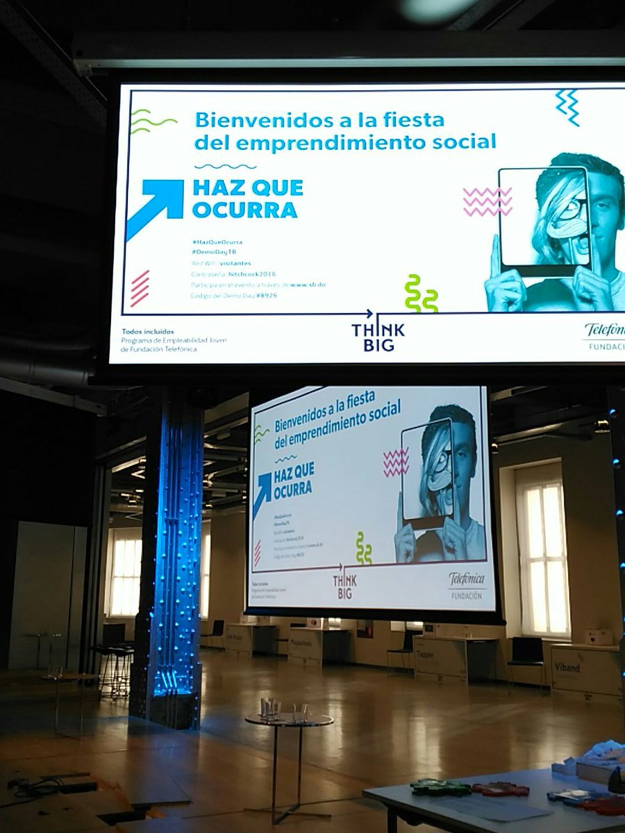 Inmertec's tweet photo. Hoy estamos en el #DemoDayTB de @fundacionTef 👏 ¡Toca dar a conocer #Inmertec! #HazQueOcurra https://t.co/LIB7jLXY4m