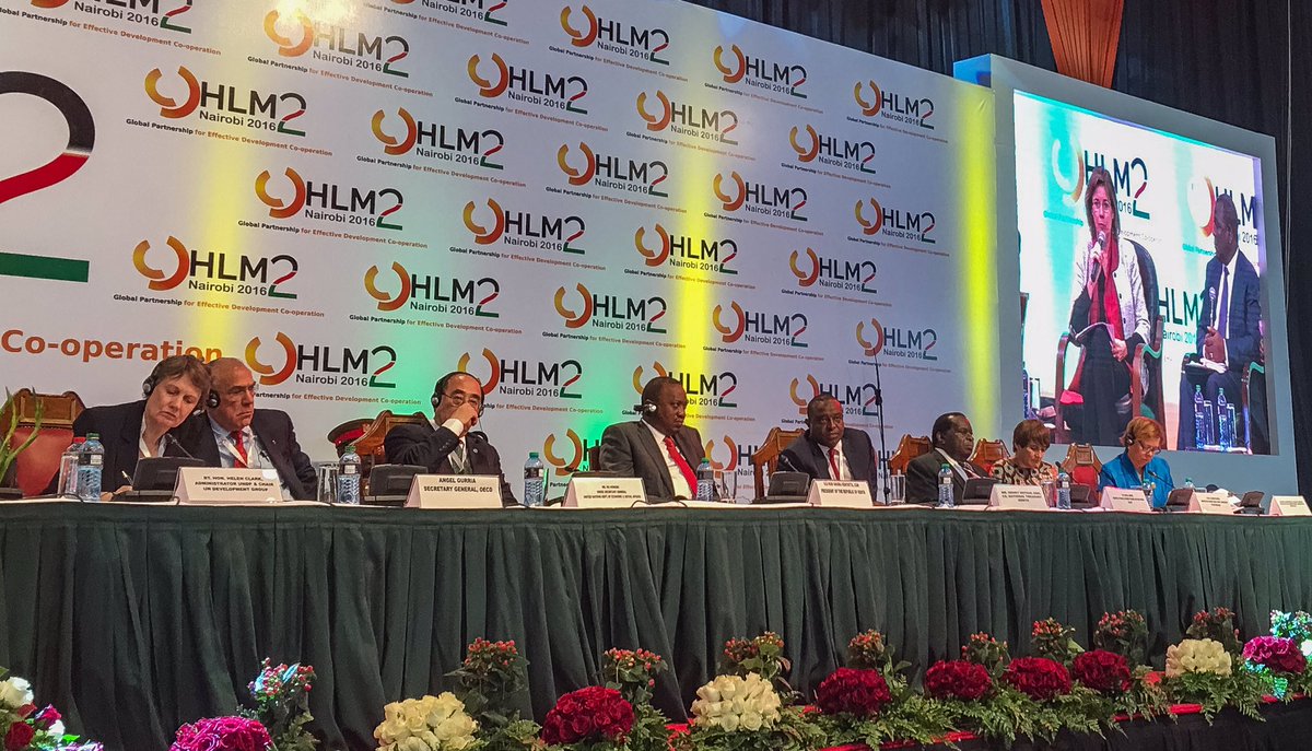 HE President <a href="/UKenyatta/">Uhuru Kenyatta</a> &amp; SWE Min Dev/Climate <a href="/IsabellaLovin/">Isabella Lövin 🌻</a> on how responsible investments private sector can kick-start development #HLM2