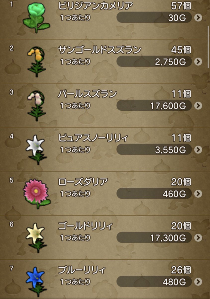 リンリン リリィ ドラクエ10 モンバザ更新 値段更新 商品追加しました 旅人バザーよりお安く販売してます パール スズランわずかですが入荷しました ぜひ覗きに来てくださいヾ ﾉ トゥーン 丁目 1番地 ドラクエ10 モーモン