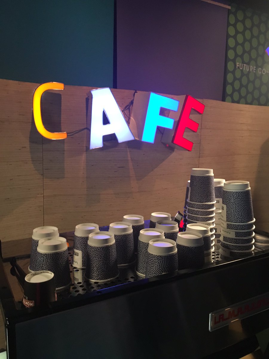 futurice's tweet photo. .@FiraOy presenting at #futucafe in 20 minutes! #FUTUxSLUSH https://t.co/VYSdGveMTJ