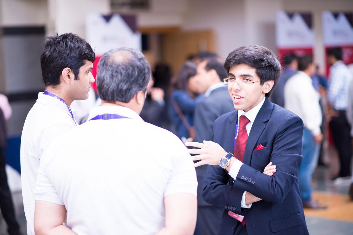 cocoonventures's tweet photo. A candid shot of the youngest entrepreneur at #WSE2016 initiated by #cocoonventures, Mr. @Anubhav_Wadhwa, CEO & Founder @tyrelessly https://t.co/pVCcqHCw6Z
