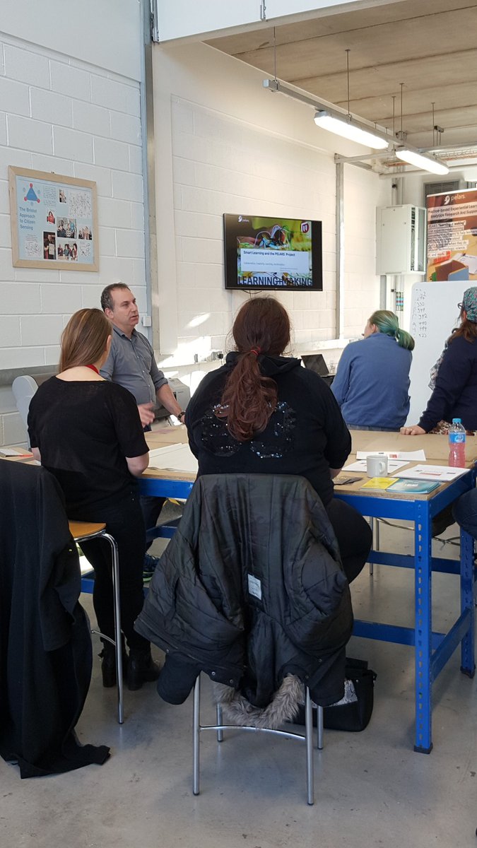 euPELARS's tweet image. Start of PELARS workshop in #Bristol in collaboration with @knowlewestmedia learning analytics with local makers!