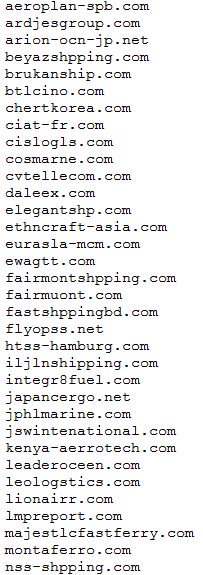 peterkruse's tweet photo. Heads up! Very targeted #CEOfraud against shipping &amp; transportation companies. Domains registered with: vincemuscet@gmail[.]com. #shipping https://t.co/dqEglhzxhC