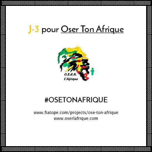 OSERLAFRIQUE's tweet photo. #Hellal Merci pour ta contribution!!
J-3 et 690€ à collecter!!! Toi aussi #OseTonAfrique https://t.co/8ejJiOPlFd https://t.co/84iM2JmUyn