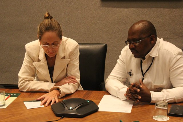 thozin3's tweet photo. Karen G. Villholth of IWMI &amp; Phera Ramoeli of SADC interviewed by Channel Africa on Groundwater issues in the SA region #AfricanDialogue https://t.co/NYpdsGYEGA