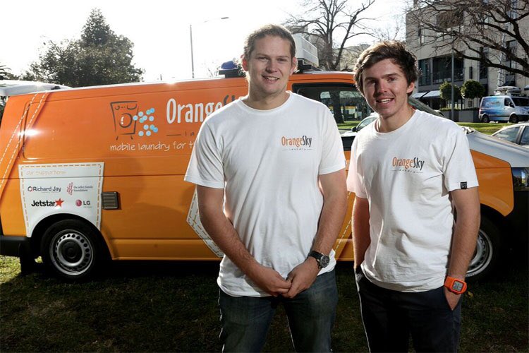 Love these guys <a href="/OSLaundryAU/">Orange Sky Laundry</a> Looking for their next big supporter with a key in hand!
