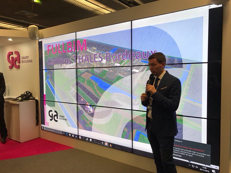 AgencePremiere's tweet photo. #BIMShow en direct du Stand @GroupeGA par @SebastienMatty #simi2016 #BIM #mmobilier https://t.co/S9EBfehGrf