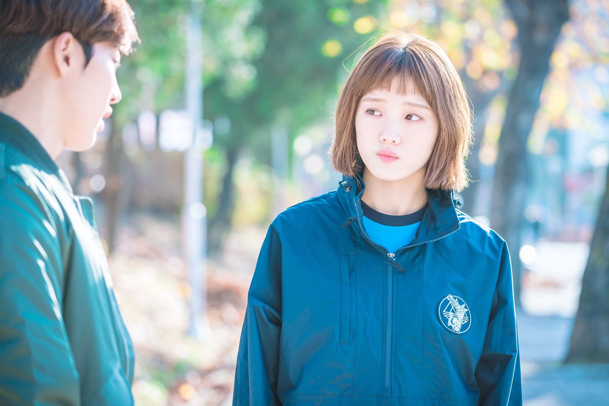 Korseries's tweet image. นัมจูฮยอก - อีซองคยอง ระหว่างถ่ายทำละคร #WeightliftingFairyKimBokJoo ช่อง MBC💓