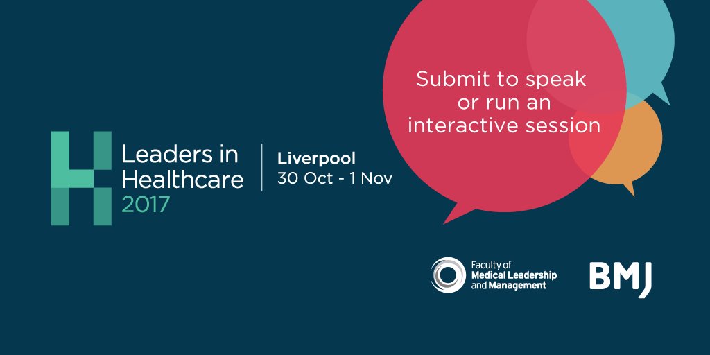 LeadersHealth's tweet photo. We're excited to launch the call for speakers for #leadershealth17! Looking forward to hearing from you #medlead https://t.co/LUj1ee5Zhs https://t.co/G5yWSEvXaN