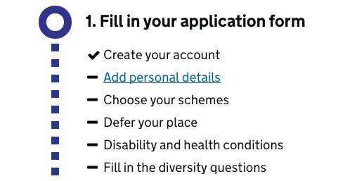 FastStreamKCL's tweet image. Want to apply for the Fast Stream but not sure if you&apos;ll have time before 23.59 tonight? It&apos;s just 6 simple steps!