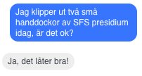 Spännande förberedelser inför julen händer på HTS kårkansli i skrivande stund... PING <a href="/SFS_officiell/">SFS, Sveriges förenade studentkårer</a>