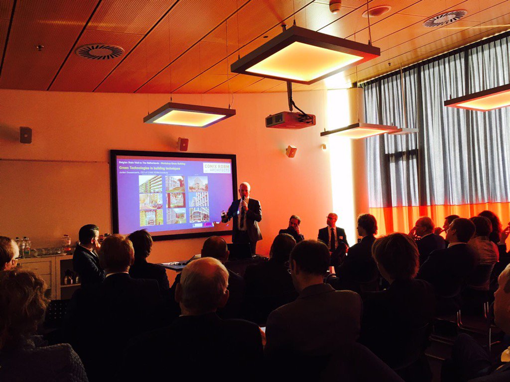 Presentation <a href="/hightechcampus/">High Tech Campus</a> on Workshop Green Building as part of Belgian state visit to the Netherlands