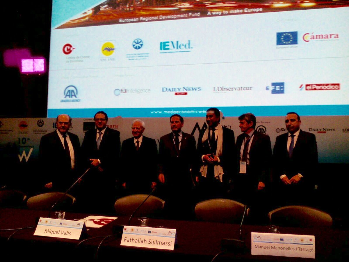 FSijilmassi's tweet photo. At the Official inauguration of #Medaweek2016 with @MohamedChoucair @anwarzibaoui Valls @cambrabcn Florensa @IEMed_ Manonelles @govern https://t.co/JvrAGwjxyN