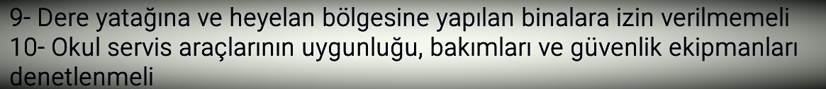 Tekrar bu gibi acıların yaşanmaması için; Okul, yurt ve servis araçları sık sık musamahasız denetlenmelidir. #Aladağ