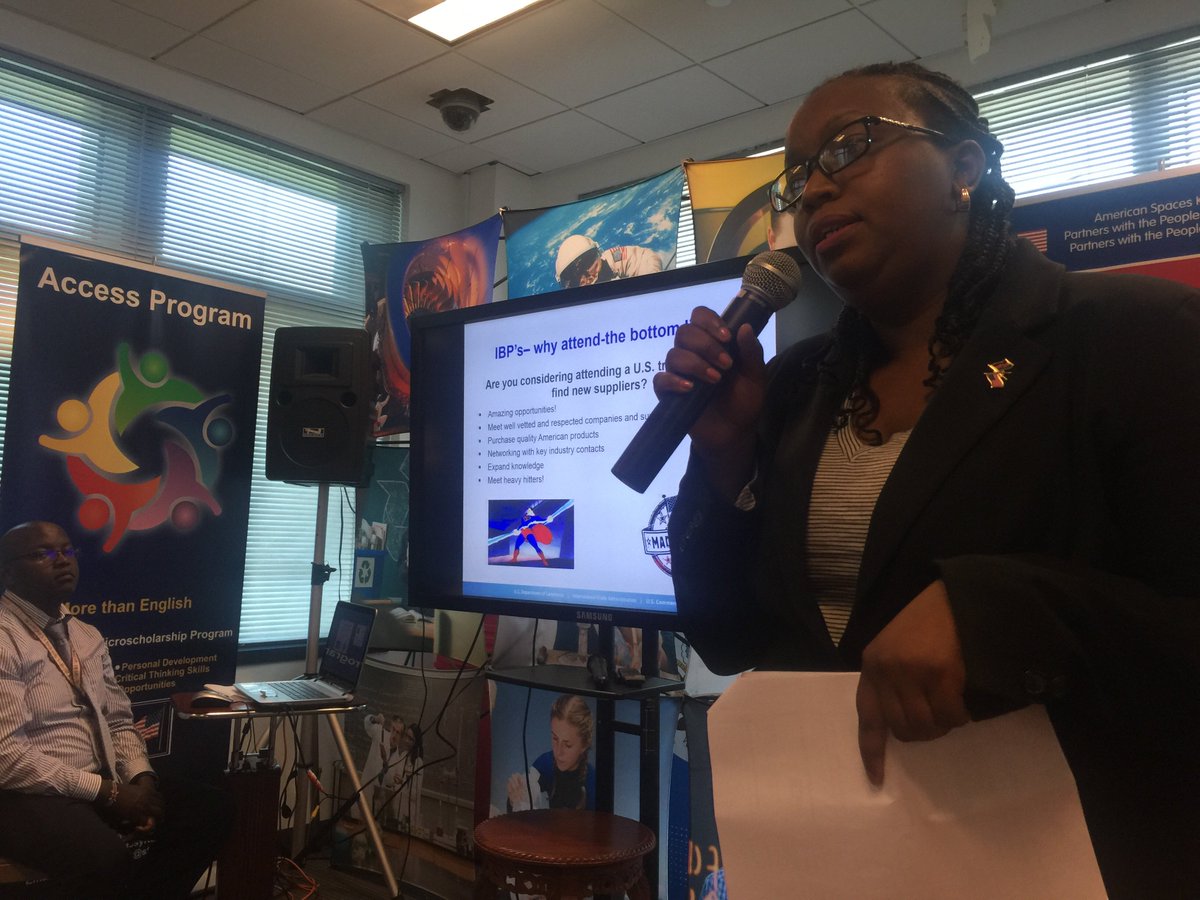 USbiashara's tweet photo. #kenyansinbusiness @USEmbassyKenya speakers bureau engagement on Foreign Commercial Service and benefits working with US companies https://t.co/jEeTjhYOB4