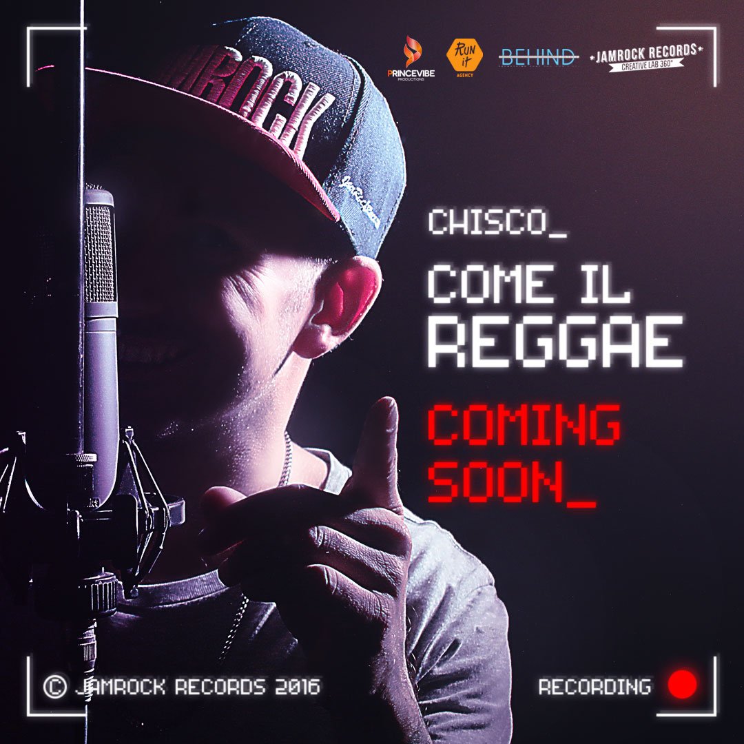 Chisco_mc's tweet photo. Prodotto dalla #JamrockRecords e in collaborazione con #BehindTS e #RunIt, presto fuori il nuovo video "Come il Reggae" estratto da #ITAL https://t.co/gb54IINBE2