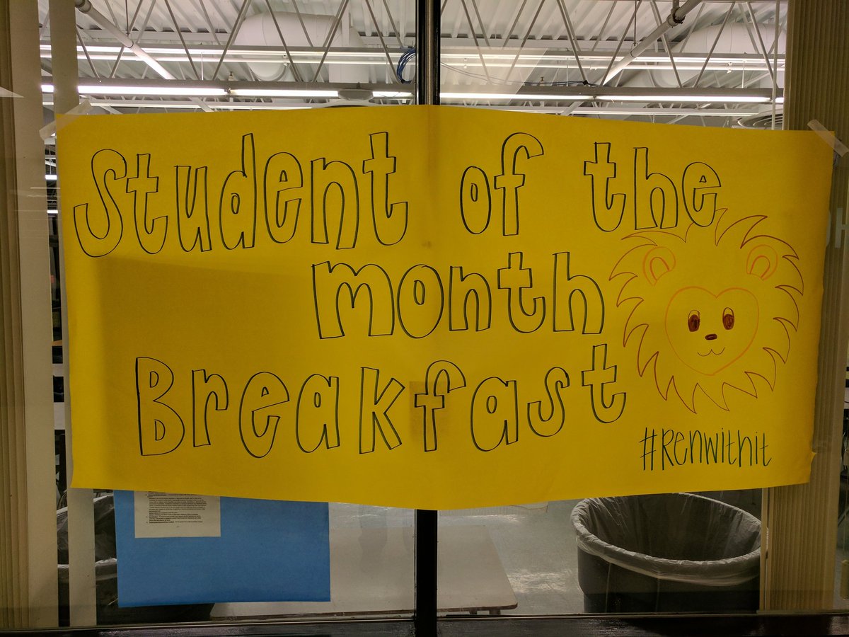 BommScienceGLHS's tweet photo. Don't forget to stop down at the annex this morning all you #glhs November Students of the Month! @GLHS_ren #renwithit https://t.co/FHCM9VVksr