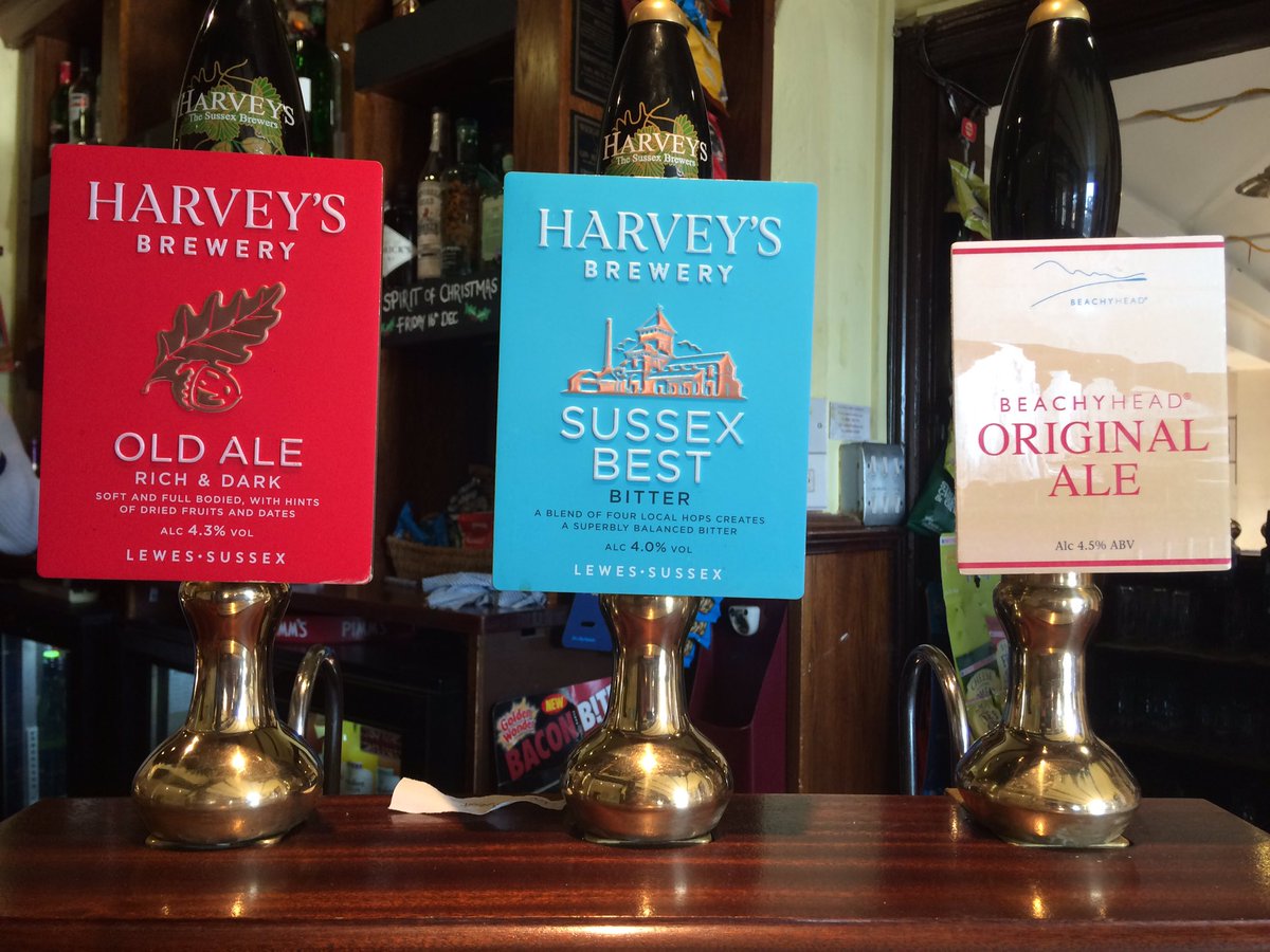 Today's line up. <a href="/Harveys1790/">Harvey's Brewery</a>