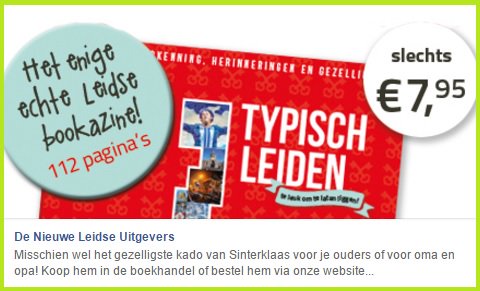 Via #DeNieuweLeidseUitgevers, een leuk cadeau voor de decembermaand! 🎁 #TypischLeiden #productie #december #verwenmaand