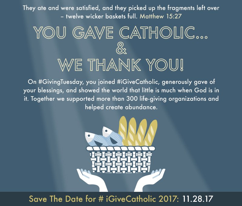 From Skagway, AK to St. Augustine, FL and San Diego, CA to New York City, NY, we thank ALL of our #iGiveCatholic donors this #GivingTuesday!