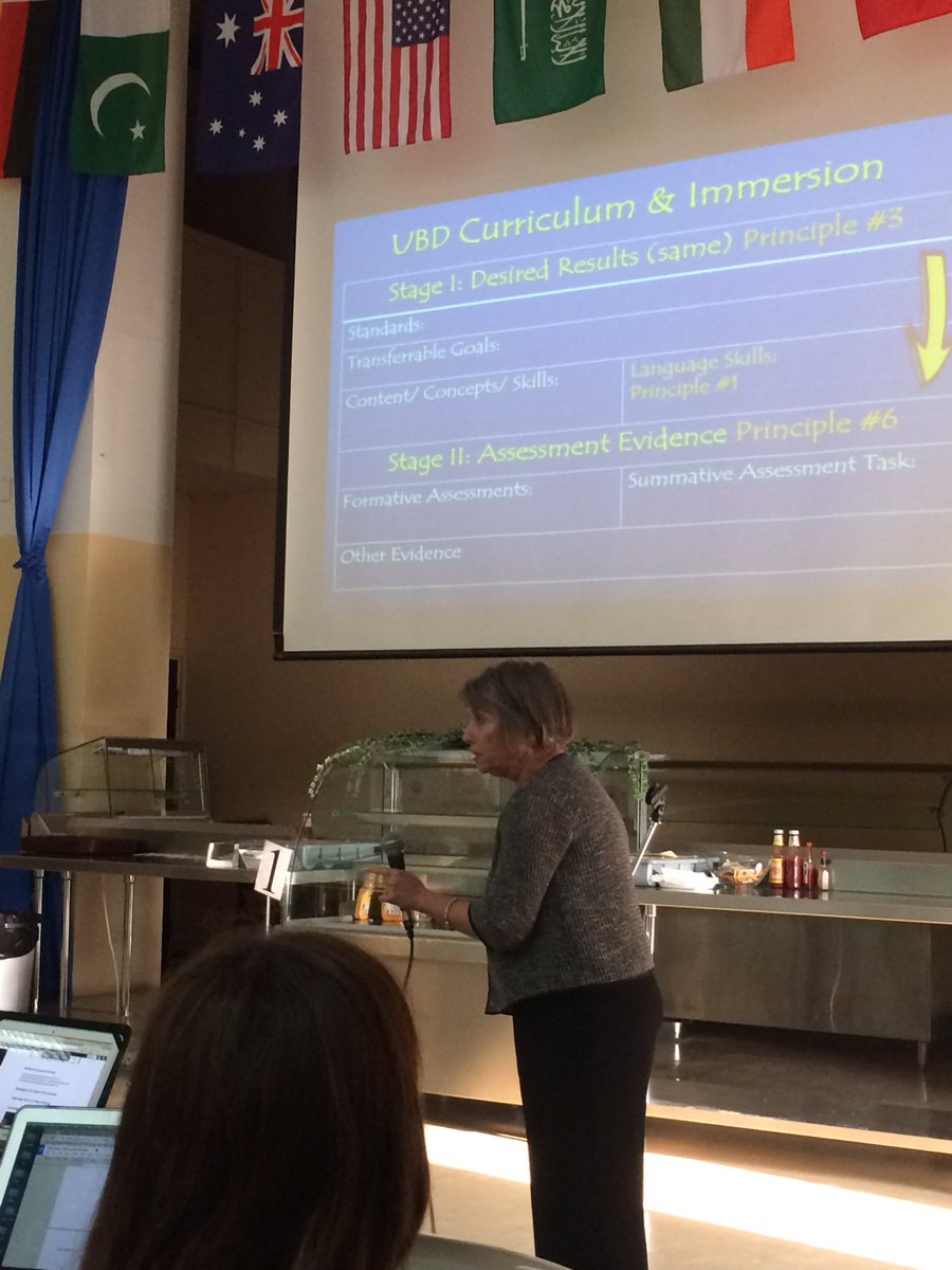 ISGjMSHSap's tweet photo. UbD and Immersion - a perfect fit! Good times @ISGJubail with Gini Rojas.  #jaguartale https://t.co/IsK4aMJknI
