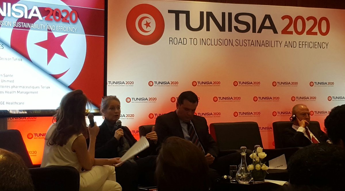 aminessafi's tweet photo. Terri Bressenham president &amp; CEO GE Healthcare #pharmaceutical_industry  regional opportunities #Tunisia2020 #helalth https://t.co/lgITyJZSK5
