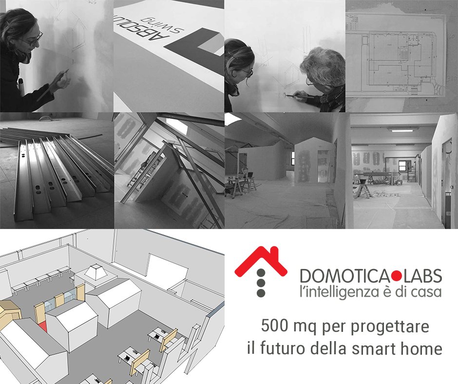 Domoticalabs's tweet photo. Lavori in corso per la nuova sede, un “villaggio” della domotica di 500 mq. Stay tuned! https://t.co/mObyvGLCdg https://t.co/yGjlDavlsd