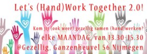 #Handwerkclub Let’s (Hand)Work Together 024 start weer.Jouw brei- / haakkunsten doorgeven of gewoon samen handwerken bit.ly/2gFsLCJ