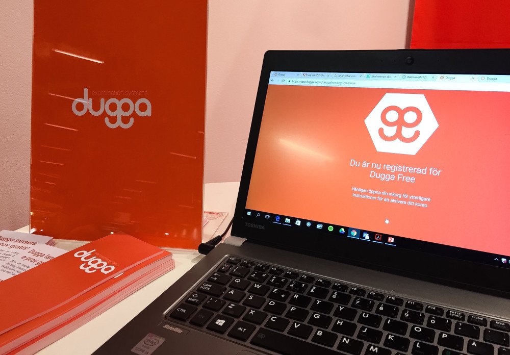 DuggaAssessment's tweet image. Microsoft inleder partnerskap med svenska start-up Dugga - digitala provsystem #startup... mynewsdesk.com/se/dugga/press…