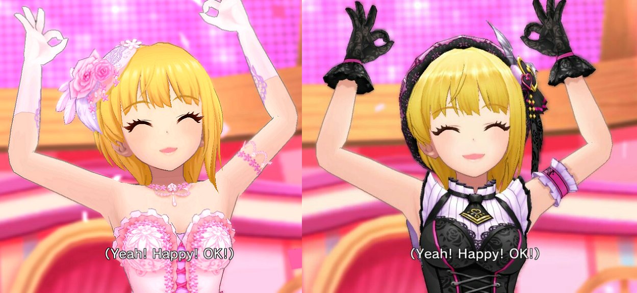 ネオンテトラ デレステssr宮本フレデリカちゃんで新旧3dモデル比較 しようとしたけどタイミング合わせるのが面倒になった画像 多分顔のサイズが微妙に違う 気がする T Co Lwwq8iobuf Twitter