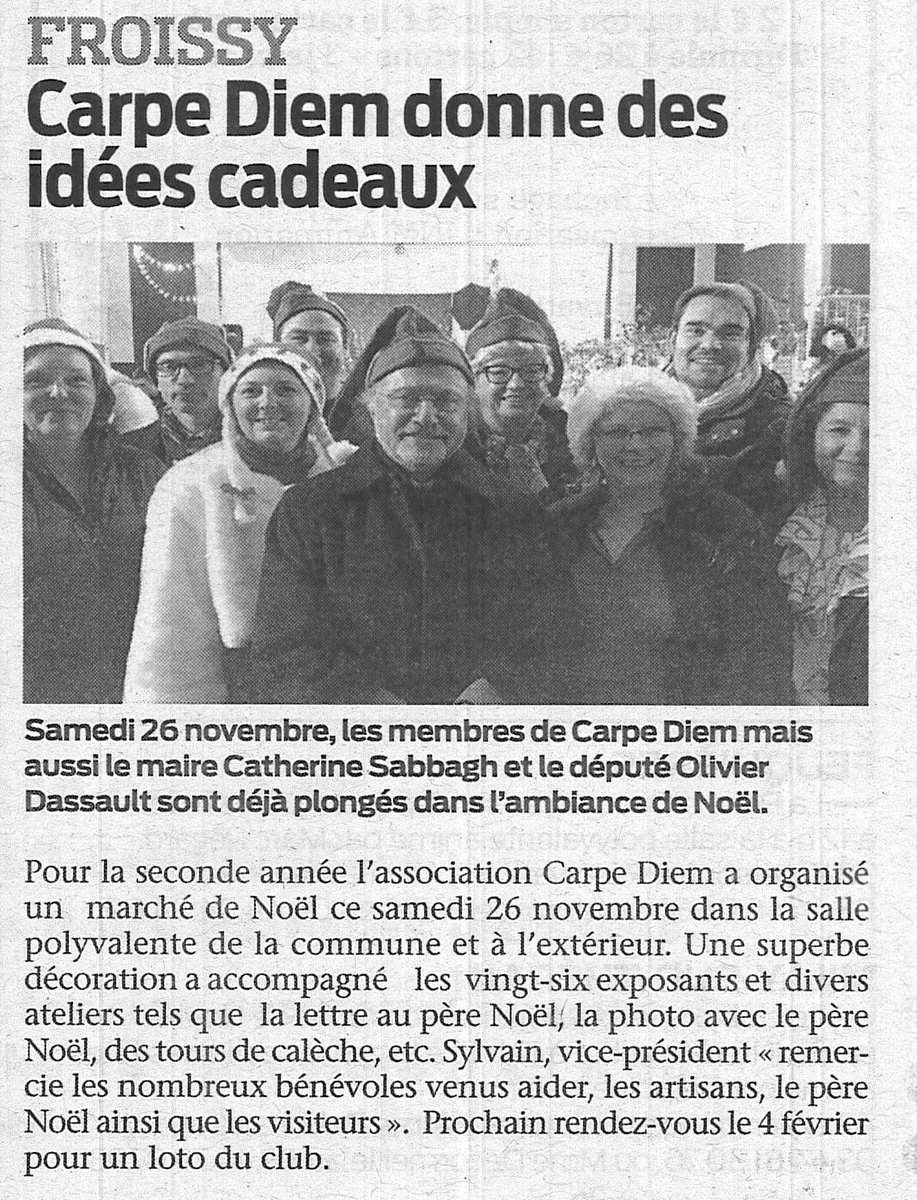 ODassault's tweet photo. Carpe Diem donne les idées cadeaux #Froissy #BonhommePicard https://t.co/5lVtP4Nkbs