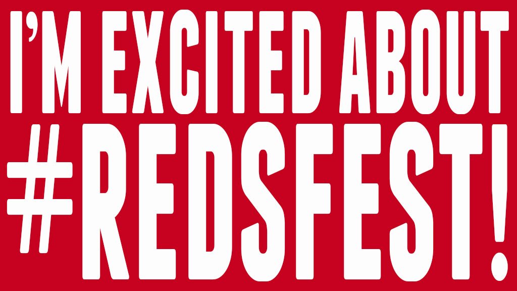 Reds's tweet photo. Two days! Retweet this to enter to win FOUR Friday-Saturday passes to #Redsfest! Ends today at 12 p.m. ET. Rules: https://t.co/hly3gyWEK4 https://t.co/5Tn6K2lFZv