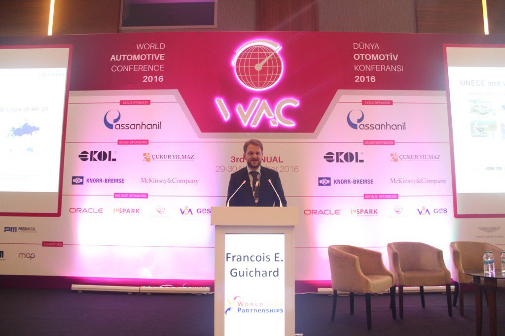 Fr_Guichard's tweet photo. I was happy to be at #wac2016 and meet with leaders of the Turkish automotive sector and talk about its opportunities https://t.co/e72Ci1RDV9