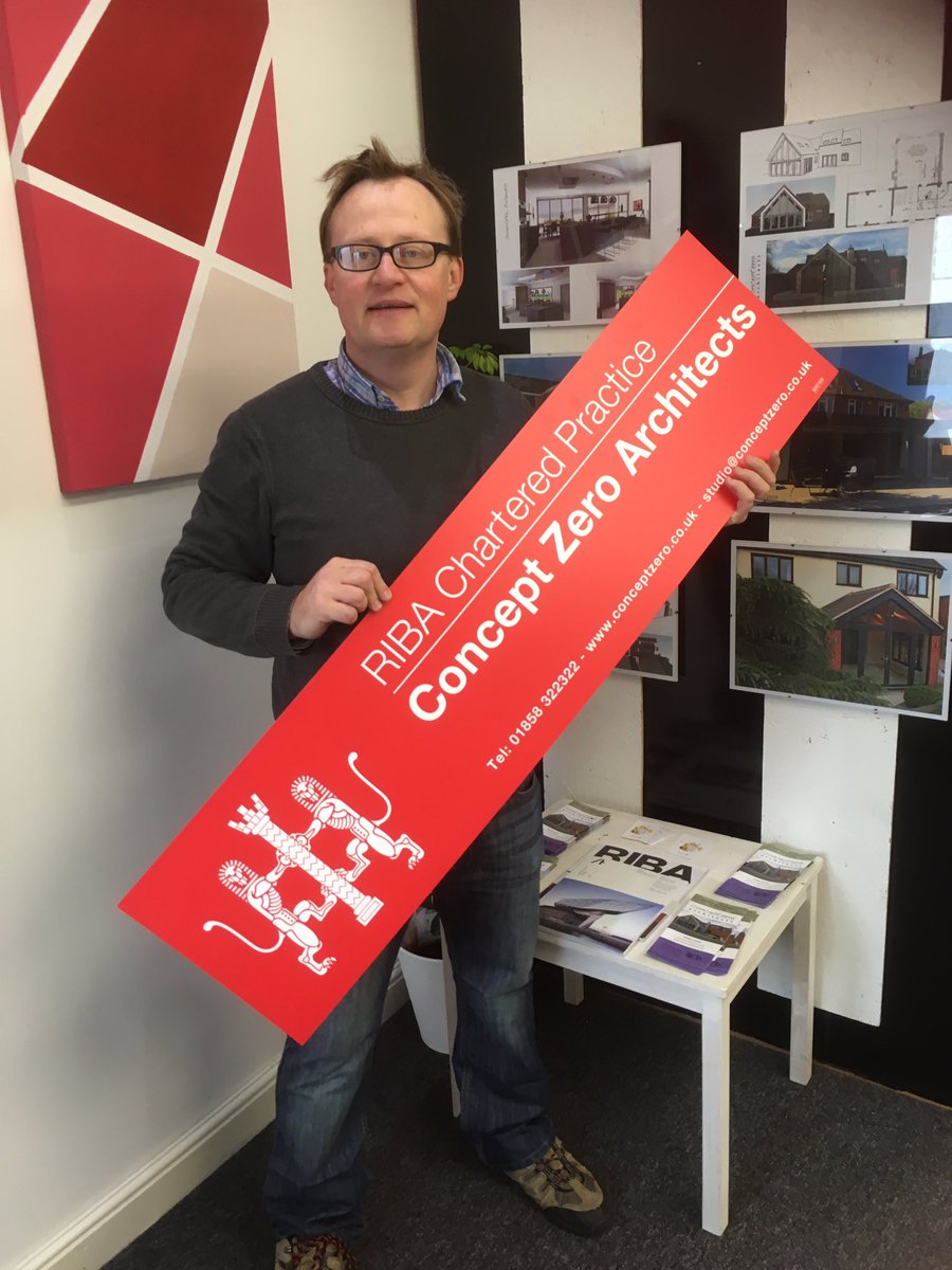ConceptZer0's tweet photo. Our new RIBA Site Boards have arrived, thanks @SignetSignsLtd https://t.co/5cyrX939BC