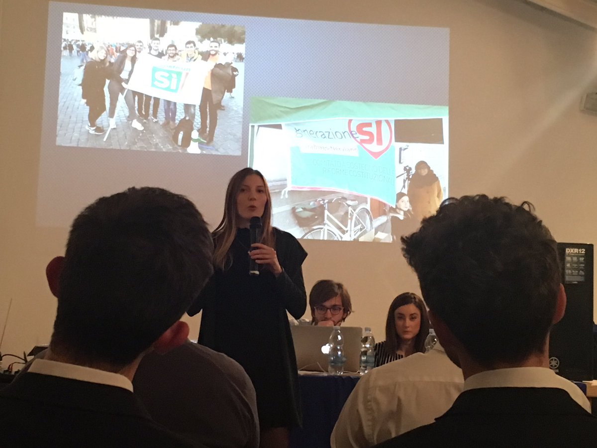 @CeciliaVig racconta all'incontro <a href="/GenerazioneSi/">GenerazioneSì</a> la bellezza e la fatica dell'impegno per promuovere le ragioni del si