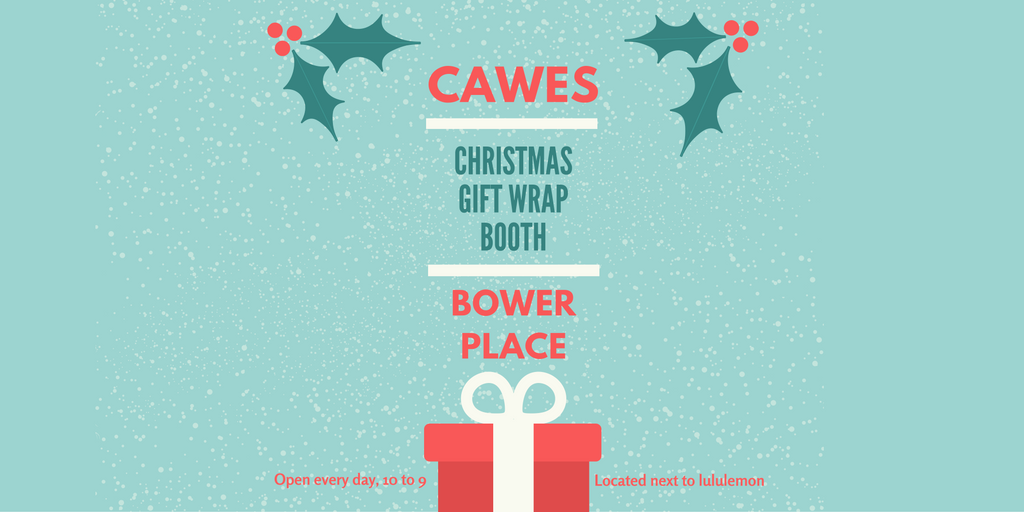 CAWEShelter's tweet photo. Take the stress out of Christmas gift wrapping. #CAWES volunteers are ready and eager to serve you! Open 10 - 9, Bower Place. #RedDeer https://t.co/aAN9nXfhML